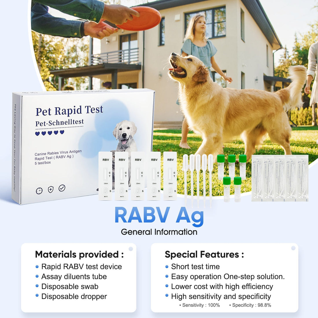 How Our RABV Test Kit Works: Fast, Easy & Painless for Pets