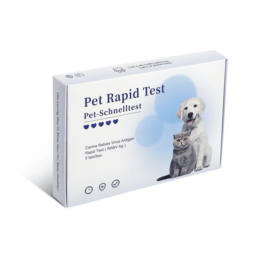 PawsXfun Pet Rabies Test Kit: 5-Minute Home Saliva Detection - Accurate Screening For All Animal Breeds & Ages